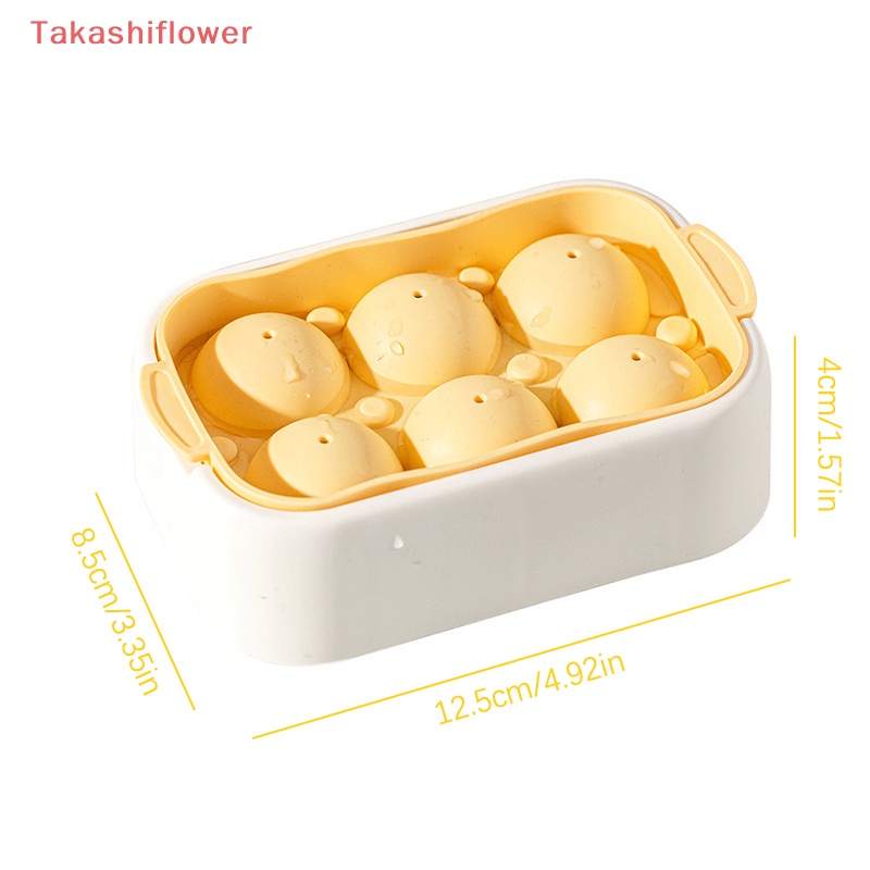 Khuôn Làm Đá 6 Ngăn Bằng Silicone Chất Lượng Cao