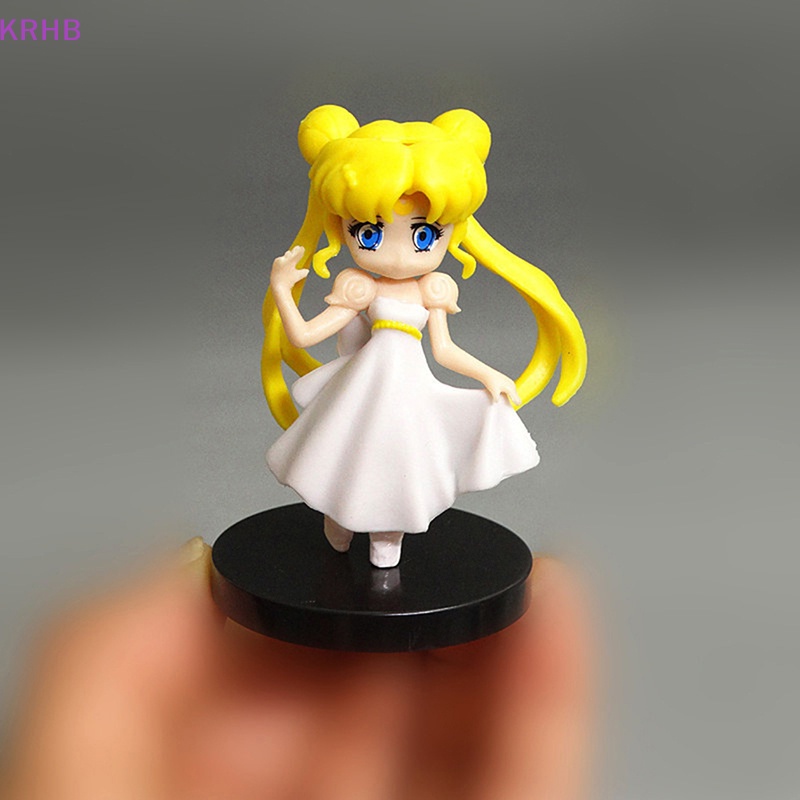 Set 6 Mô Hình Đồ Chơi Nhân Vật Hoạt Hình Thủy Thủ Mặt Trăng Mới