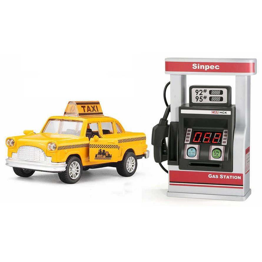 Children's Gas Station Toy Simulation Car Swiping Card Automatic Gas Dispenser
