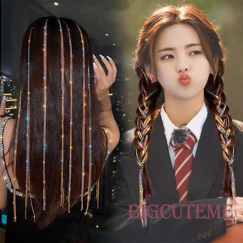 Kẹp Tóc Dạng Chuỗi Dài 57CM Đính Đá Thời Trang Dành Cho Nữ