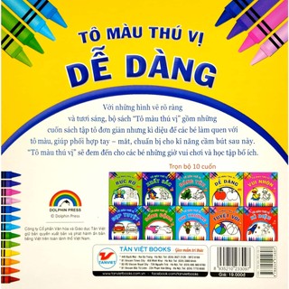Sách Tô Màu Thú Vị - Dễ Dàng (Dành Cho Trẻ Từ 3 Tuổi)