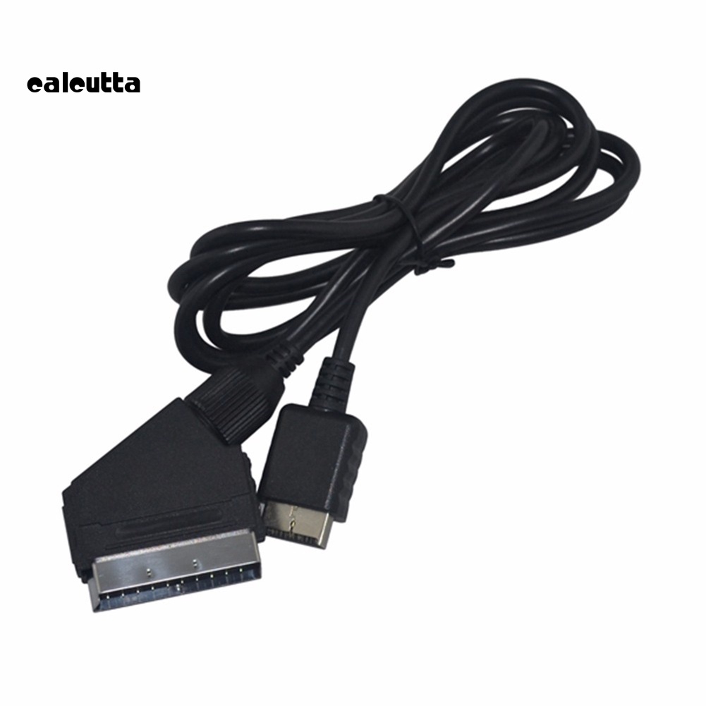 Dây Cáp Kết Nối 1.8m RGB Scart TV AV Cho Sony Playstation PS2 3