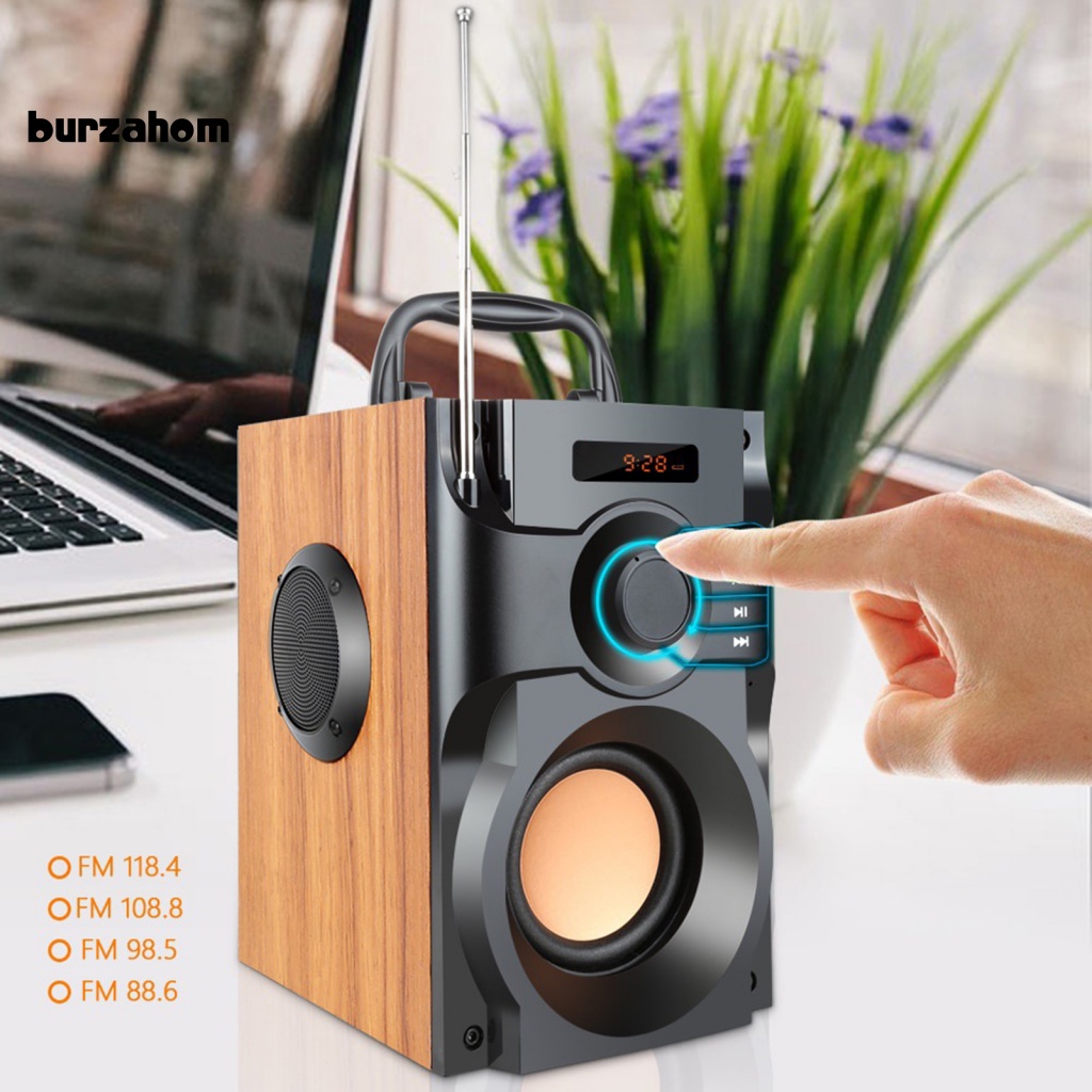 Loa Bluetooth Không Dây Âm Thanh Siêu Trầm Hỗ Trợ FM / TF / AUX / USB Mini Chất Lượng Cao