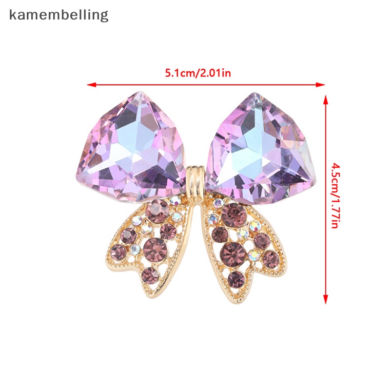 Cài Áo Hình Nơ Đính Đá Thời Trang Cho Nữ