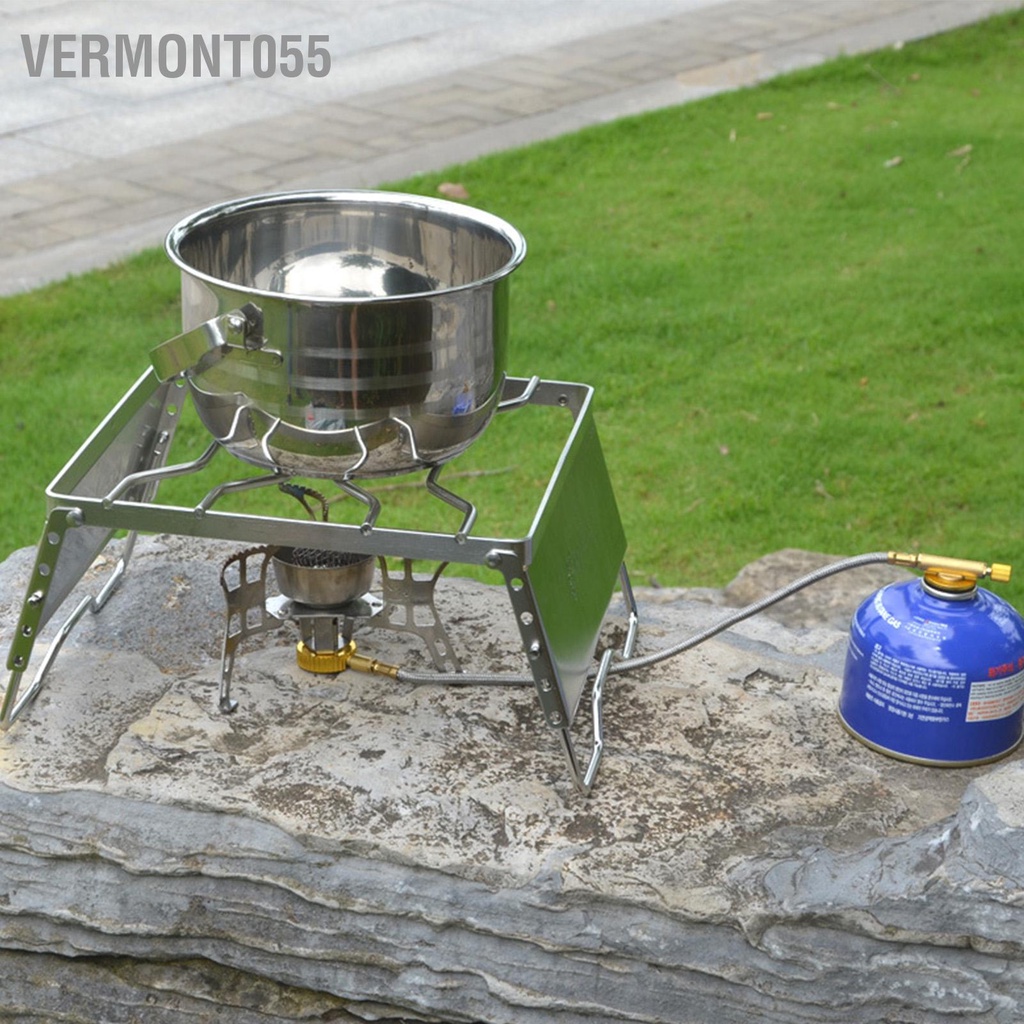 Vermont055 Vỉ nướng lửa trại có thể gập lại Chiều cao điều chỉnh Tải trọng 20kg Chống rỉ sét bằng thép không gỉ
