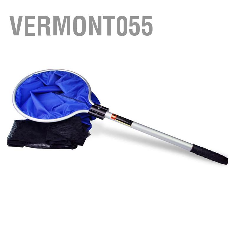 Vermont055 Lưới Đánh Cá Bán Thấm Mềm Vải Nylon Chống Trượt Nhôm Tay Cầm Chuyển Cho Koi Rồng