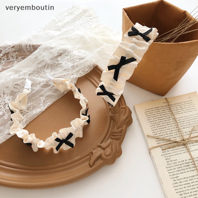 Băng Đô Cài Tóc Đính Nơ Xinh Xắn Dành Cho Nữ