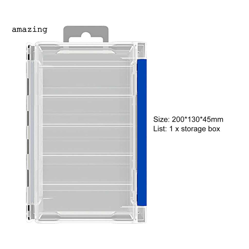 Hộp Đựng Mồi Câu Cá Hai Mặt Cứng Sức Chứa Lớn Đa Năng An Toàn Chống Mài Mòn