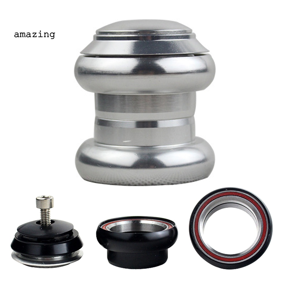 1 Bộ Tai Nghe Xe Đạp 34mm Bằng Hợp Kim Nhôm Không Ren Có Độ Chính Xác Cao Kèm Vỏ Bọc