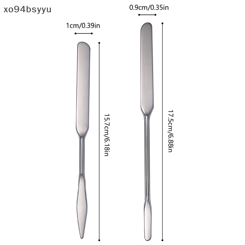 1 Dụng Cụ Trộn Mỹ Phẩm Bằng Thép Không Gỉ Hai Đầu Xo94Bsyu