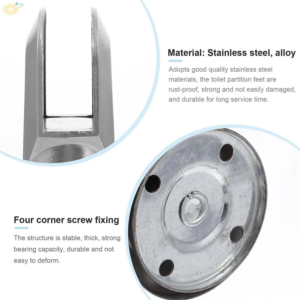【VARSTR】Strong Bearing Toilet Partition Bracket | Stainless Steel Material &amp; Durability