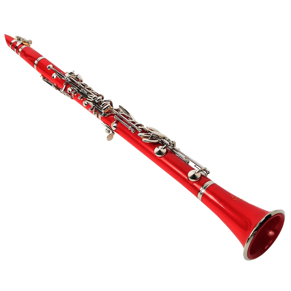 Kèn Clarinet ống Bakelite cao cấp bB 17 phím với Bộ nút mạ niken chống oxy hóa AKOASM