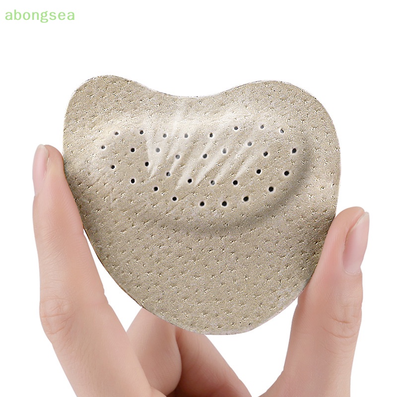 1 Cặp Miếng Lót Giày Cao Gót Bằng Da Chống Trượt Thấm Hút Mồ Hôi Thoáng Khí Cho Nữ