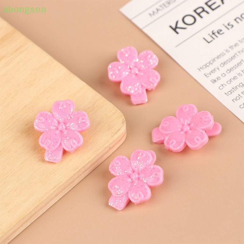 Set 2 Kẹp Tóc Hình Hoa Xinh Xắn Cho Búp Bê Tỉ Lệ 1 / 6