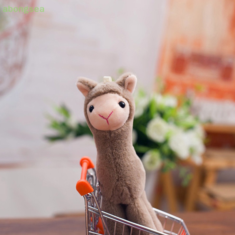 Móc Khóa Hình Lạc Đà Alpaca Nhồi Bông Dễ Thương