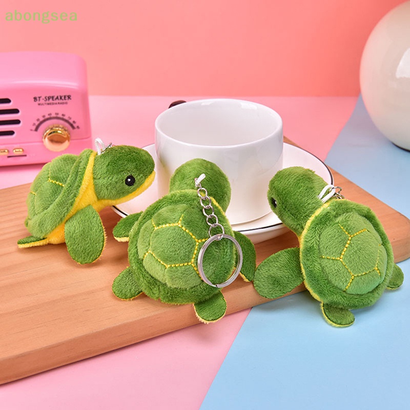 Móc Khóa Hình Rùa Biển Nhồi Bông Đáng Yêu