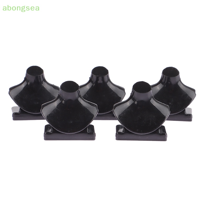 Set 5 Giá Trưng Bày Trang Sức Màu Đen Cho Nhà Búp Bê