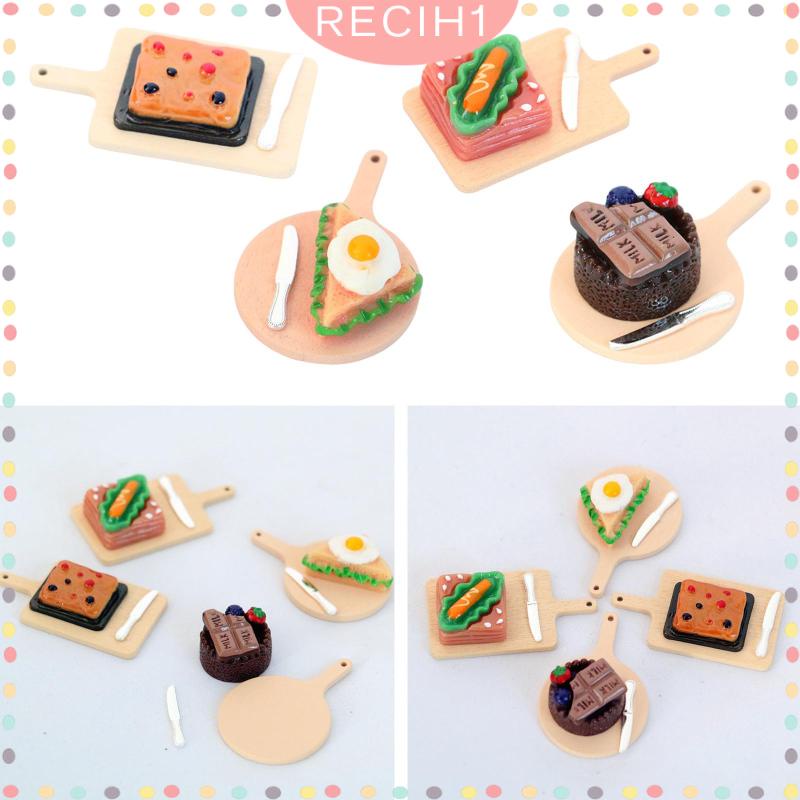 Bộ Đồ Chơi Mô Hình Bánh Mì Tỉ Lệ 1 / 12 Cho Nhà Búp Bê