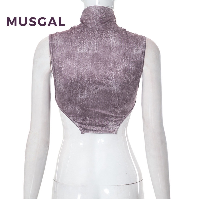Áo Tank Top Sát Nách Cổ Tròn Nhuộm Màu Quyến Rũ Thời Trang 2023 Cho Nữ