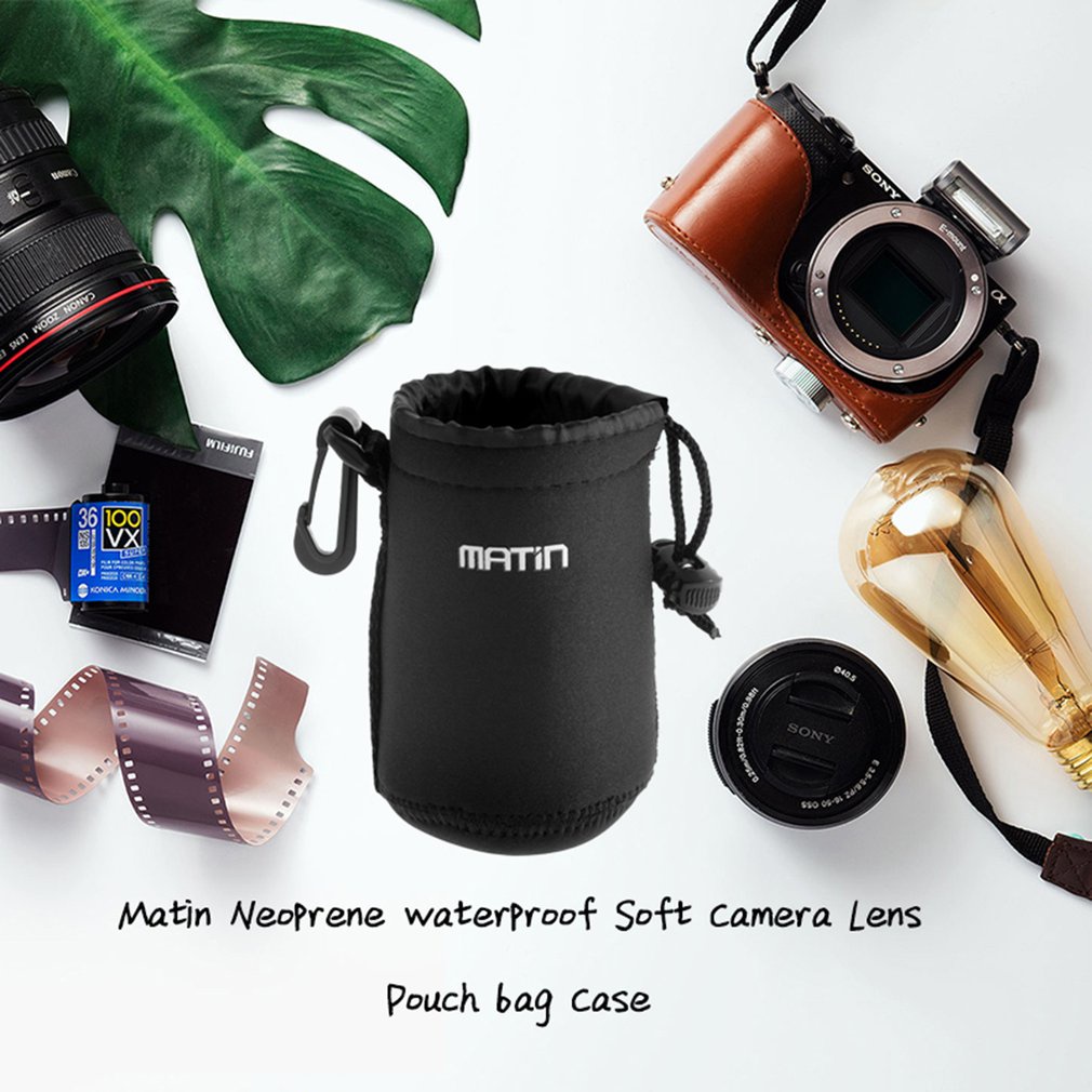 3Mm Thick (Roughly) Neoprene Belt Loop Worldwide Matin Waterproof Soft Camera Lens Pouch Bag Case Promotion [Q/10]
