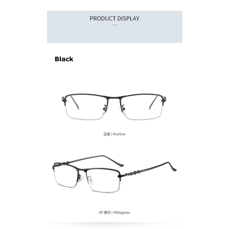 Mắt Kính Chống Bức Xạ Hình Chữ Nhật Có Thể Thay Thế Được Cho Nam