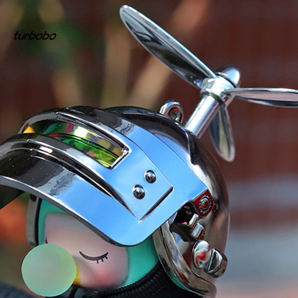 Turbobobo Đồ trang trí Búp Bê Mặc Mũ Bảo Hiểm Trang Trí Đẹp Mắt