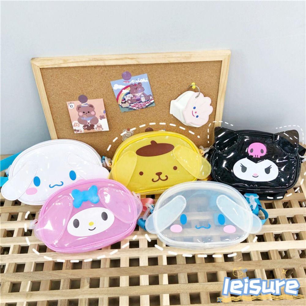 Balo Đeo Vai Bằng PVC Đính Búp Bê Melody Nhồi Bông Dễ Thương Cho Nữ