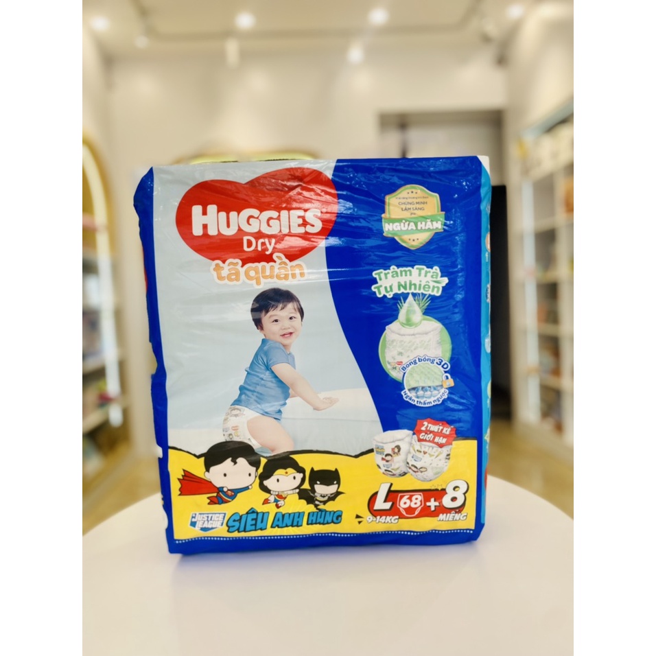 Bỉm quần huggies L68