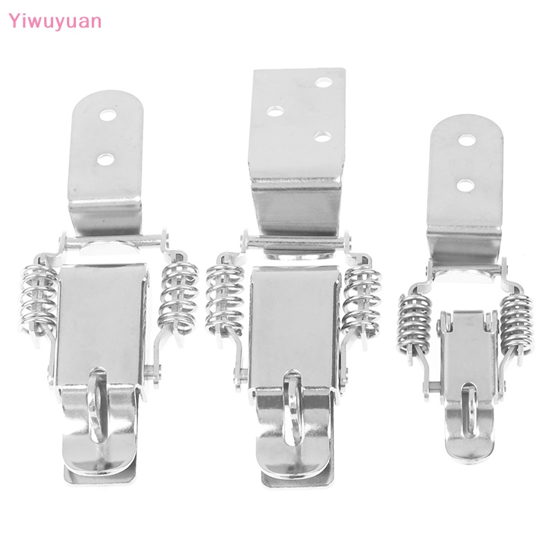< Yiwuyuan > Chốt Khóa Hộp Công Cụ Va Li Tải Lò Xo Mạ Niken Mạ Sắt Mới