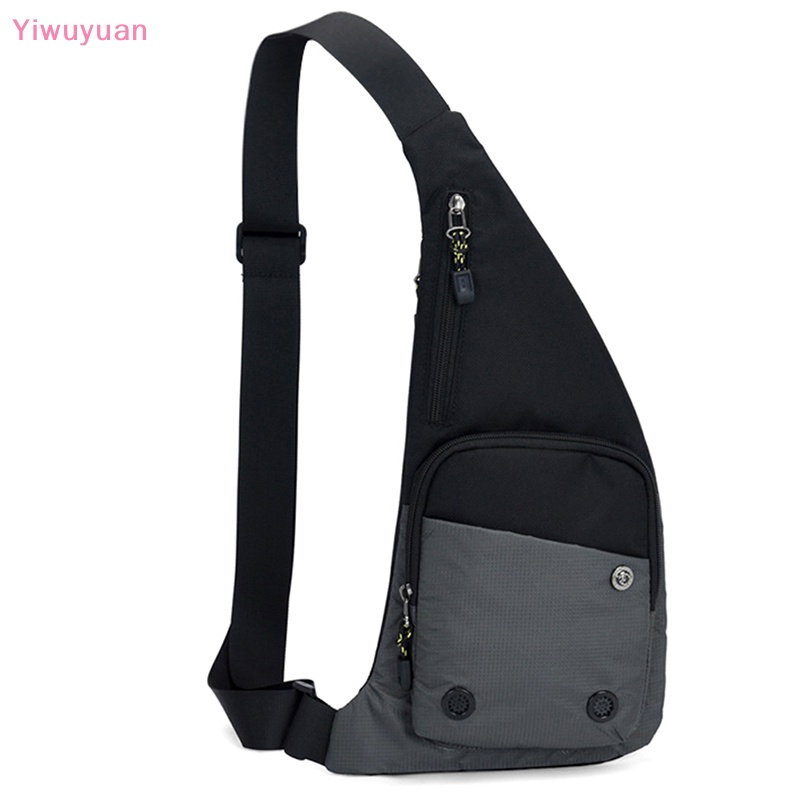 < Yiwuyuan > Túi Đeo Chéo Ngực / Đeo Vai / Đeo Chéo Phong Cách Thể Thao Đơn Giản Hợp Thời Trang Đi Du Lịch Cho Nam Và Nữ Mới