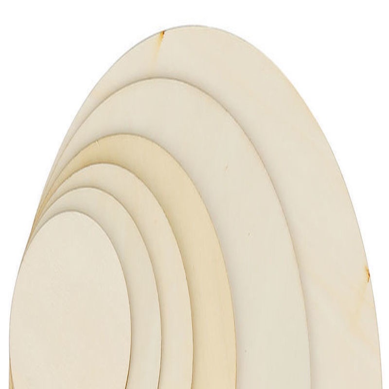 Tấm gỗ tròn thủ công tự làm tấm gỗ sản xuất vẽ tay tấm gỗ sơn tấm gỗ khắc nung gỗ trầm tròn tấm gỗ m