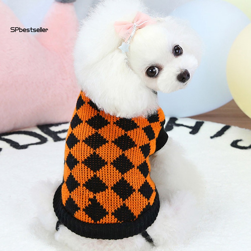 Spbestsellwr Áo Sweater Dệt Kim Chui Đầu Cổ Cao Giữ Ấm Hai Ống Nhỏ Vừa Và Vừa Mùa Đông Cho Thú Cưng