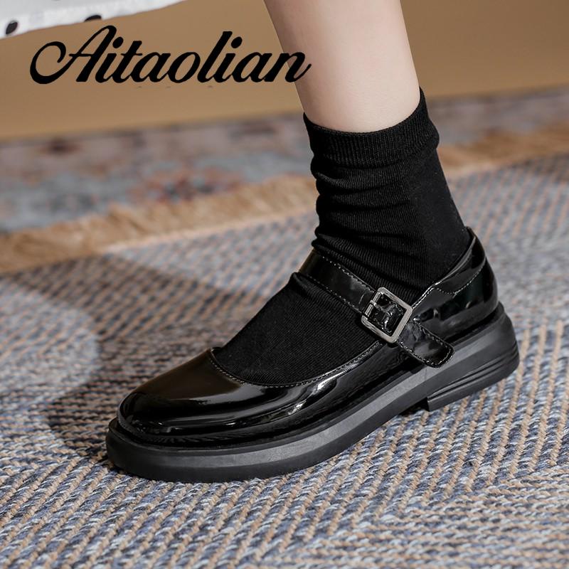 Giày Búp Bê Mũi Tròn Xinh Xắn Thời Trang Dành Cho Bé Gái