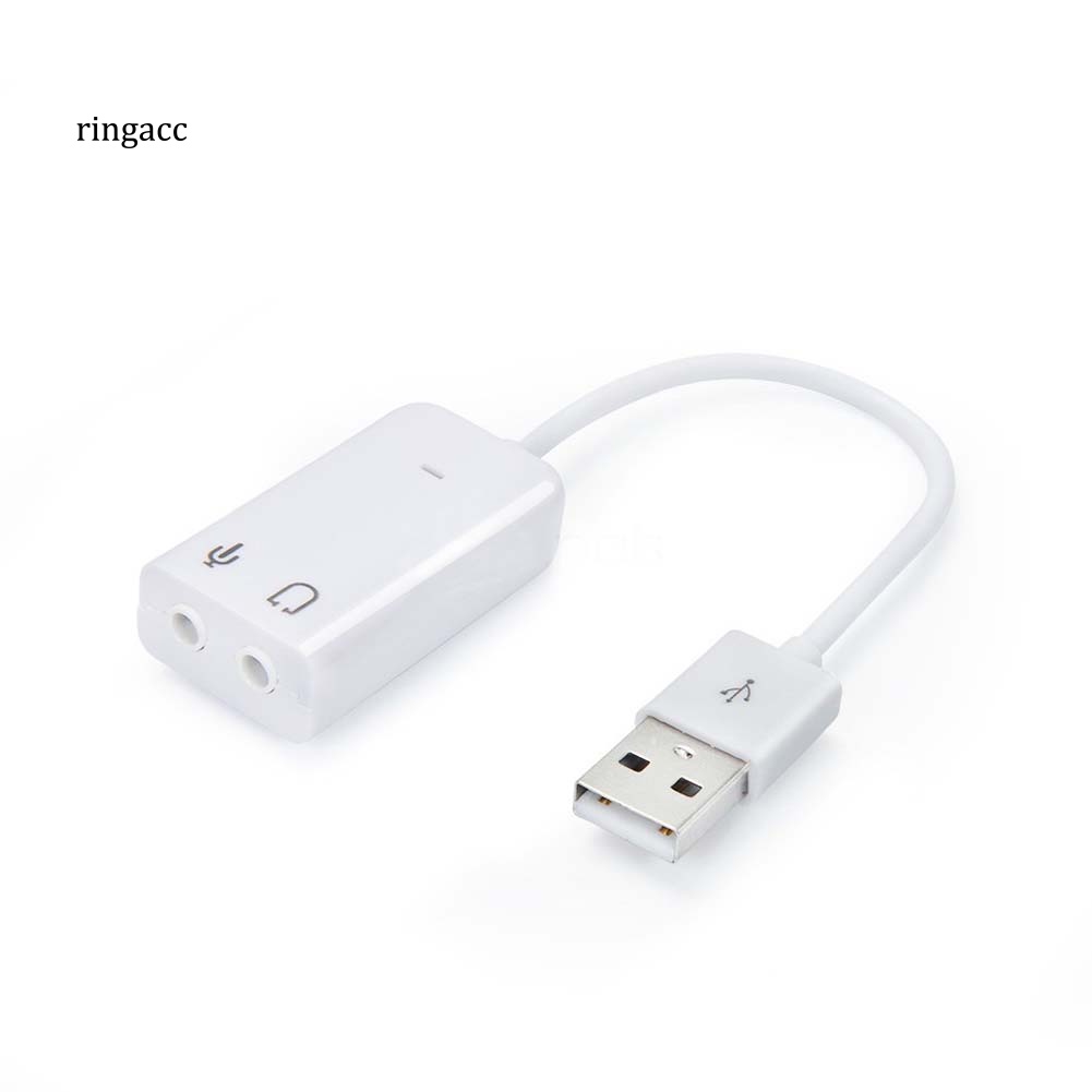 Thẻ Âm Thanh Ảo Thuật 3D Kết Nối USB Kênh Kèm Dây Cáp