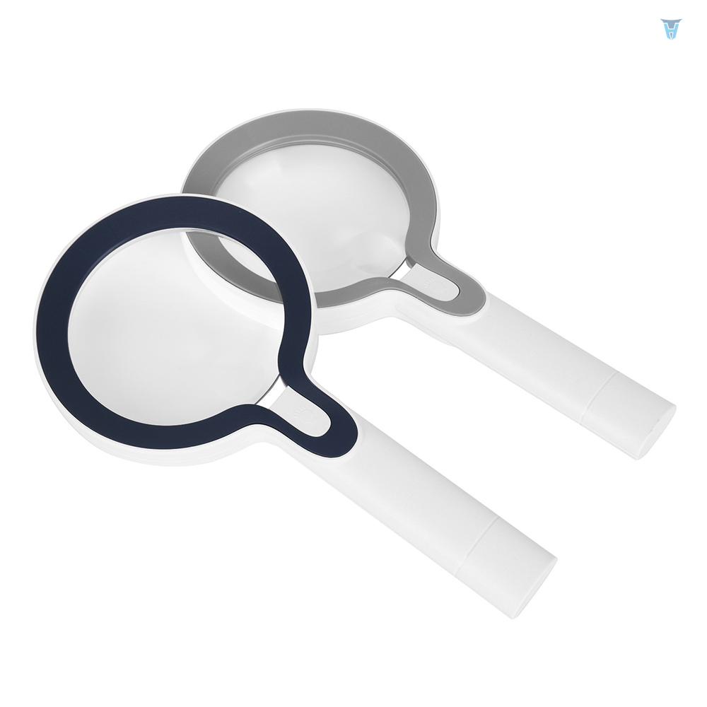 Kính Lúp Cầm Tay 10X &amp; 5X Đường Kính Lớn 3 Mức Độ Sáng Dùng Sửa Chữa Đọc Sách