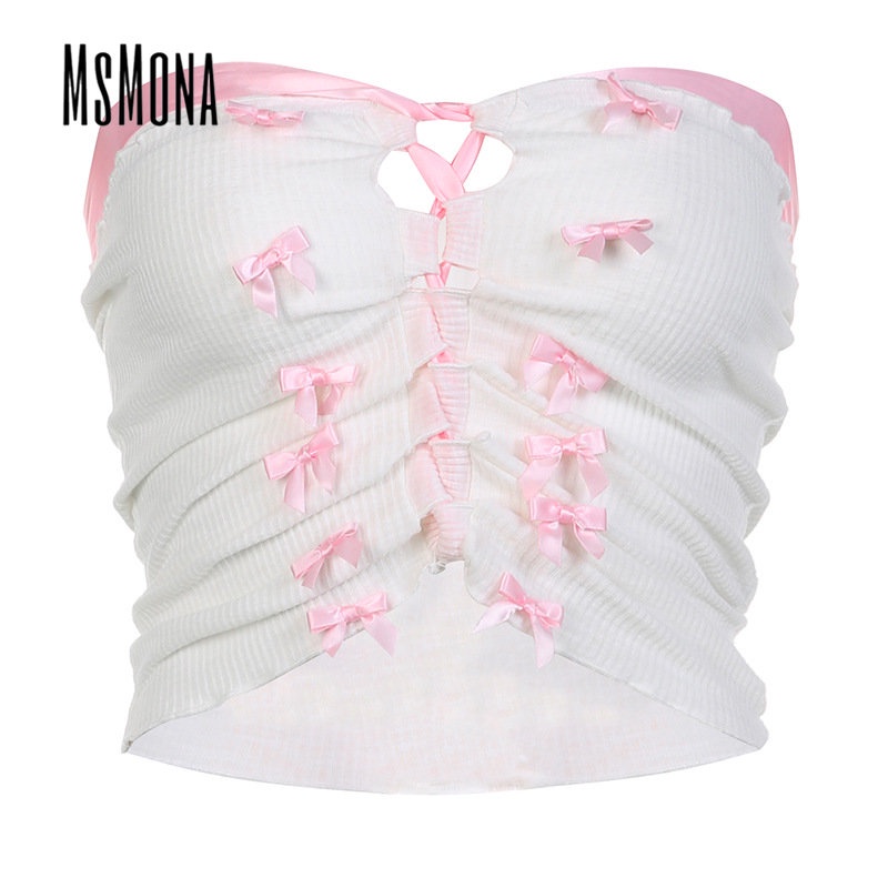 Áo Ống Màu Trơn Không Tay Hở Vai Ôm Dáng Thời Trang 2023 Cho Nữ