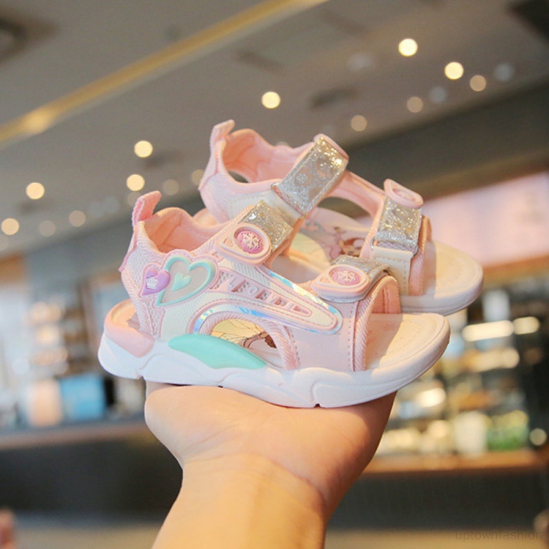 Xăng đan Công Chúa Đế Mềm Thời Trang Đi Biển Mùa Hè Cho Bé Gái