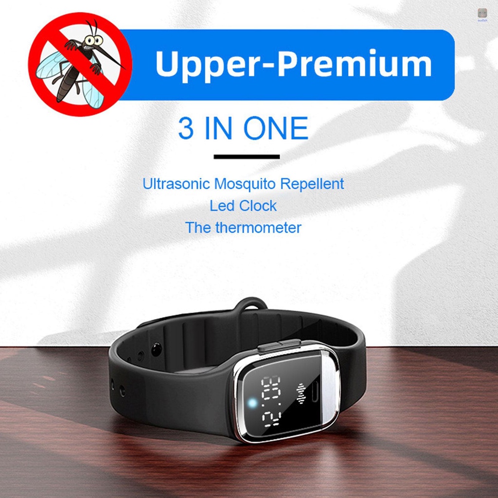 Vòng Đeo Tay Đuổi Muỗi Điện Tử Có Thể Sạc Lại Cho Phụ Nữ Mang Thai Và Trẻ Em