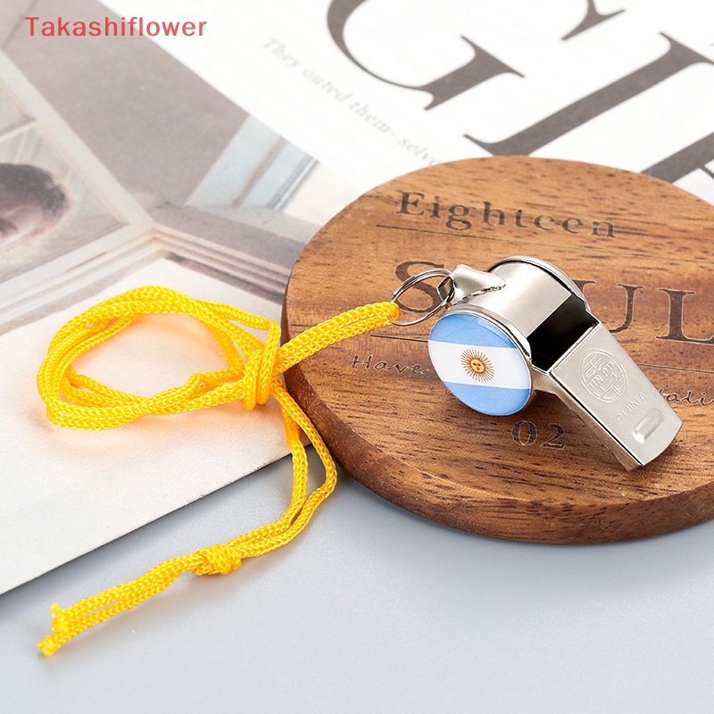 Móc Khóa Gắn Chuông Thổi Trọng Tài Hình Quả Bóng Đá 2022Qatar