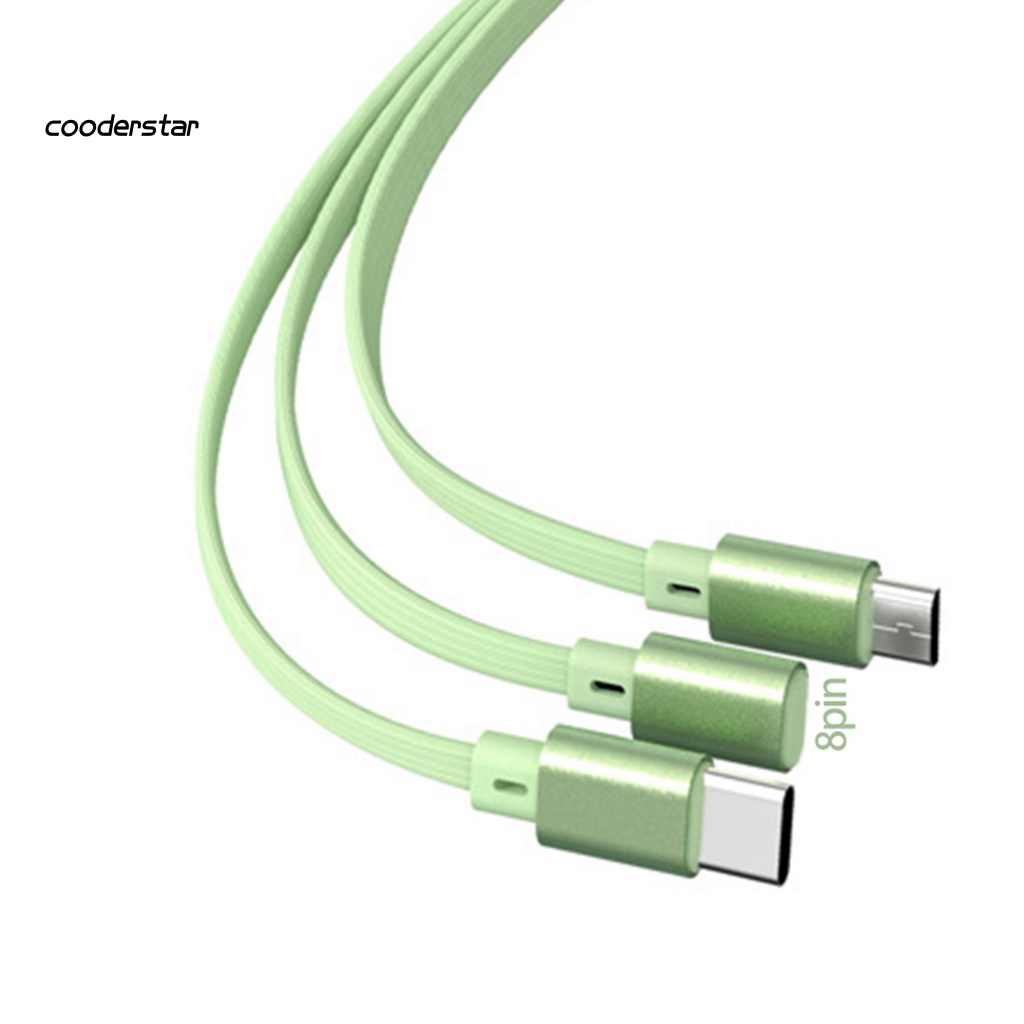 Cáp Sạc Nhanh Ba Trong Một Có Thể Thu Gọn Tiện Dụng Cho Điện Thoại