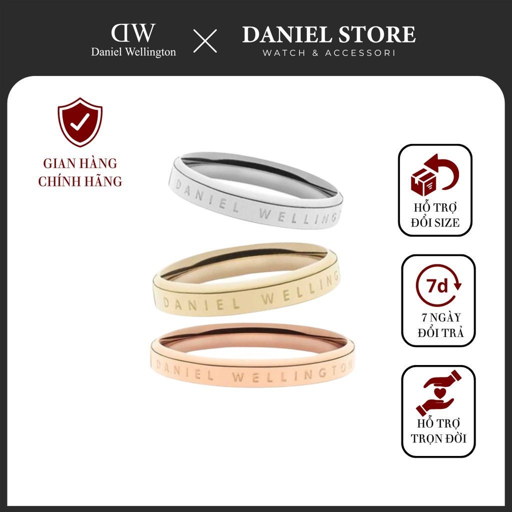 Nhẫn Daniel Welington Classic Ring DW Chính Hãng - Daniel Store Vietnam .