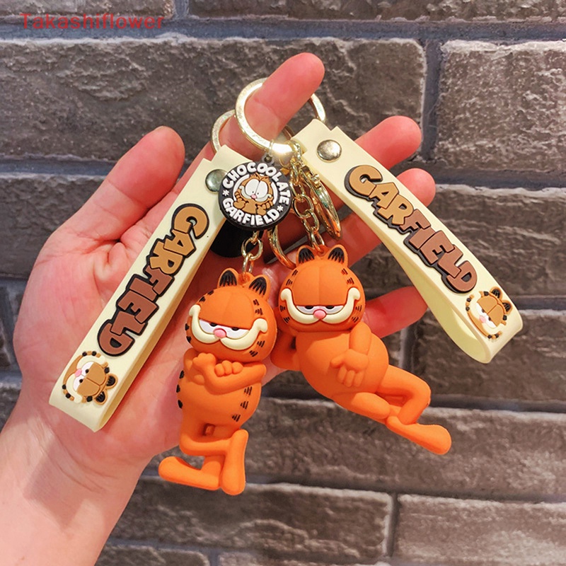 Móc Khóa Điện Thoại Hình Mèo Garfield Đáng Yêu