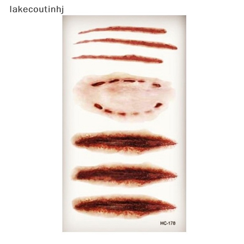 2 Hình Xăm Dán Vết Thương Chống Nước Chủ Đề Halloween