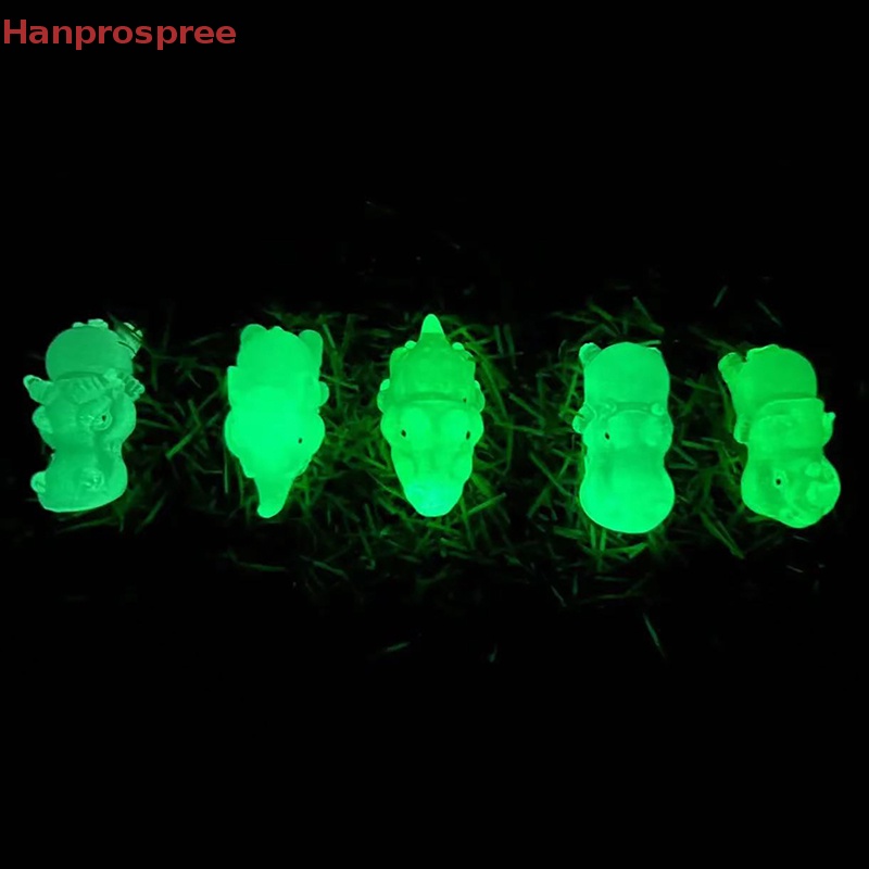 1 Đồ trang trí Động Vật Hoạt Hình Mini Phát Sáng Trang Trí Xe Hơi