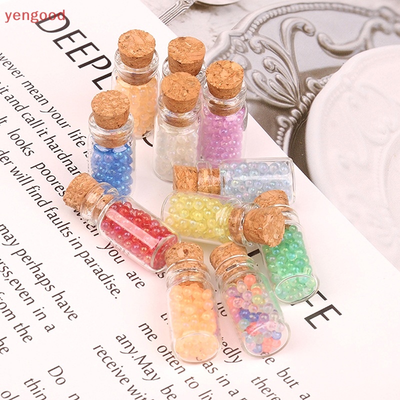 Bộ 2 Lọ Điều Ước Mini Dạ Quang Dùng Trang Trí Nhà Búp Bê DIY