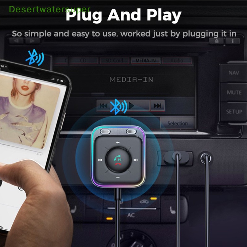 JOYROOM Thiết Bị Nhận Tín Hiệu Âm Thanh Bluetooth 5.3 AUX Không Dây Cho Xe Hơi