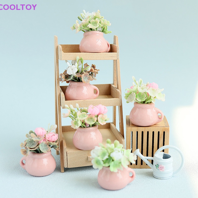 Bình Hoa Mini 1 / 12 Màu Sắc Ngẫu Nhiên Trang Trí Nhà Búp Bê