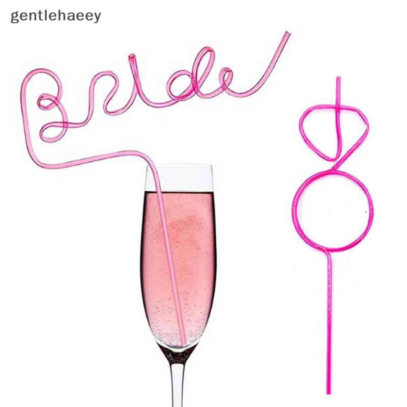 Gent Bride To Be Ống Hút Mùa Hè Trang Trí Đám Cưới Đính Hôn Cô Dâu