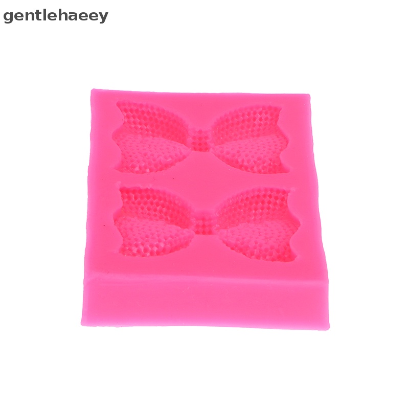 1 Khuôn Silicone Làm Bánh Hình Nơ 3D Độc Đáo