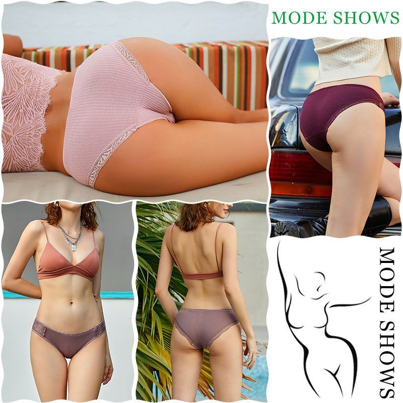 Take Talk [Hàng Có Sẵn Để Vận Chuyển] Quần Lót Cotton Thoải Mái Thân Thiện Với Da Lưng Thấp 7 Màu Cho Nữ Mới